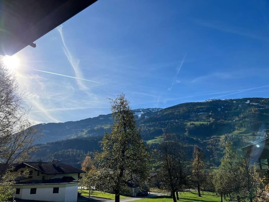 Ferienwohnung Gamsbock Panorama View Balkon, Gartensauna, Garten, Grillplatz Stumm Buitenkant foto
