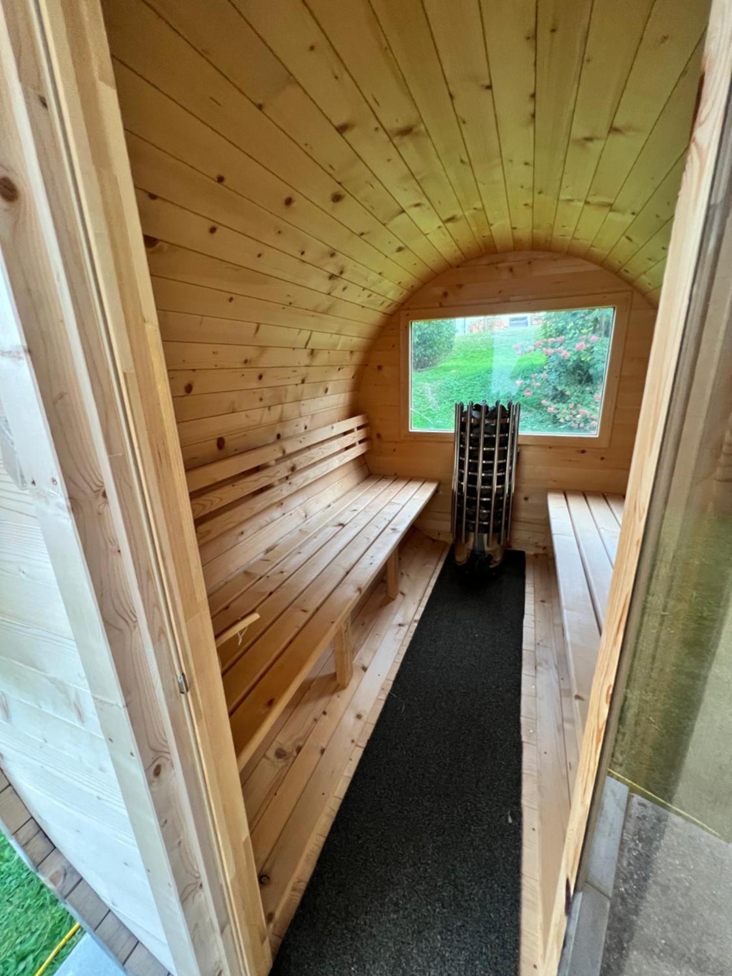 Ferienwohnung Gamsbock Panorama View Balkon, Gartensauna, Garten, Grillplatz Stumm Buitenkant foto